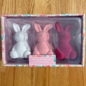 Spring Gatherings Set of 3 Porcelain Easter Bunnies